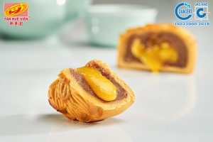 Bánh Trung Kim Sa  ĐẬU ĐỎ Trứng Muối Tan Chảy
